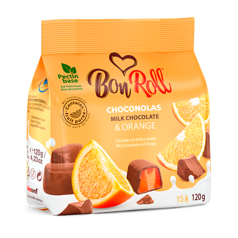 КОН фас BON ROLL апельсин мол шок 120гр/24шт(ОК)