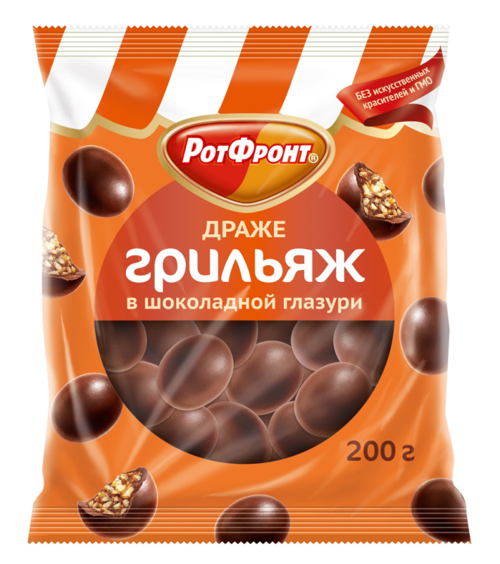 ДРАЖЕ фас Грильяж ш/г 200гр/20шт(ОК)