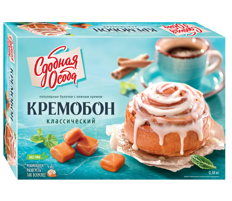 ПИРОГ Кремобон классический 380гр/6шт(ЧР)
