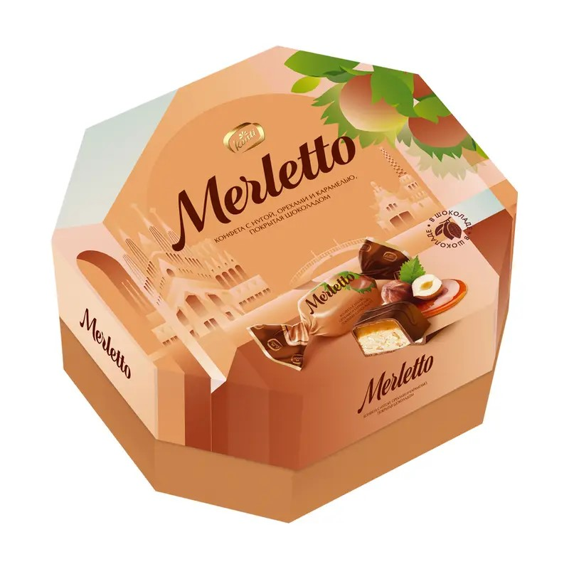 НАБ Merletto орех 150гр/18шт(КН)