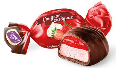 КОН Сладкое созвучие клубника со сливками 4*1кг(КН)