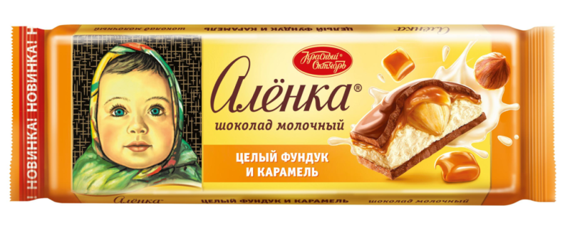 ШОК Аленка нач цел фундук карамель 165гр/9шт(ОК)