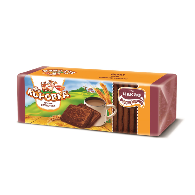 ПЕЧ фас Коровка с какао 375гр/18шт(ОК)