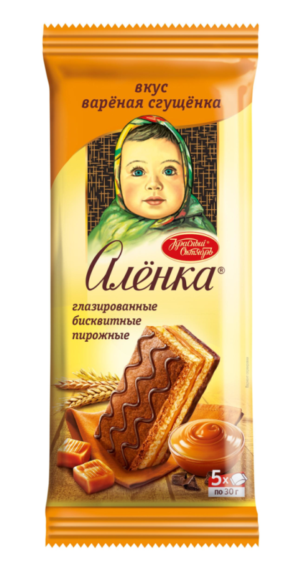 ПИРОЖНОЕ Аленка вар сгущ 150гр/12шт(ОК)