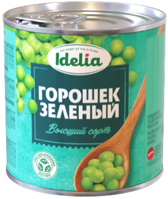 БАК 400 IDELIA Зеленый горошек 12шт(МВ)