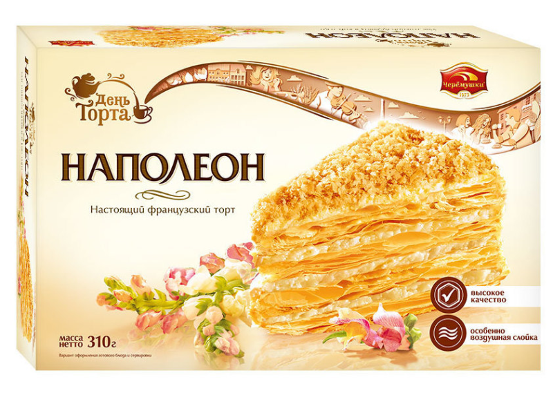 ТОРТ Наполеон 310гр/6шт(ЧР)
