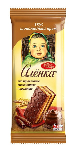 ПИРОЖНОЕ Аленка шоколадный крем 150гр/12шт(ОК)