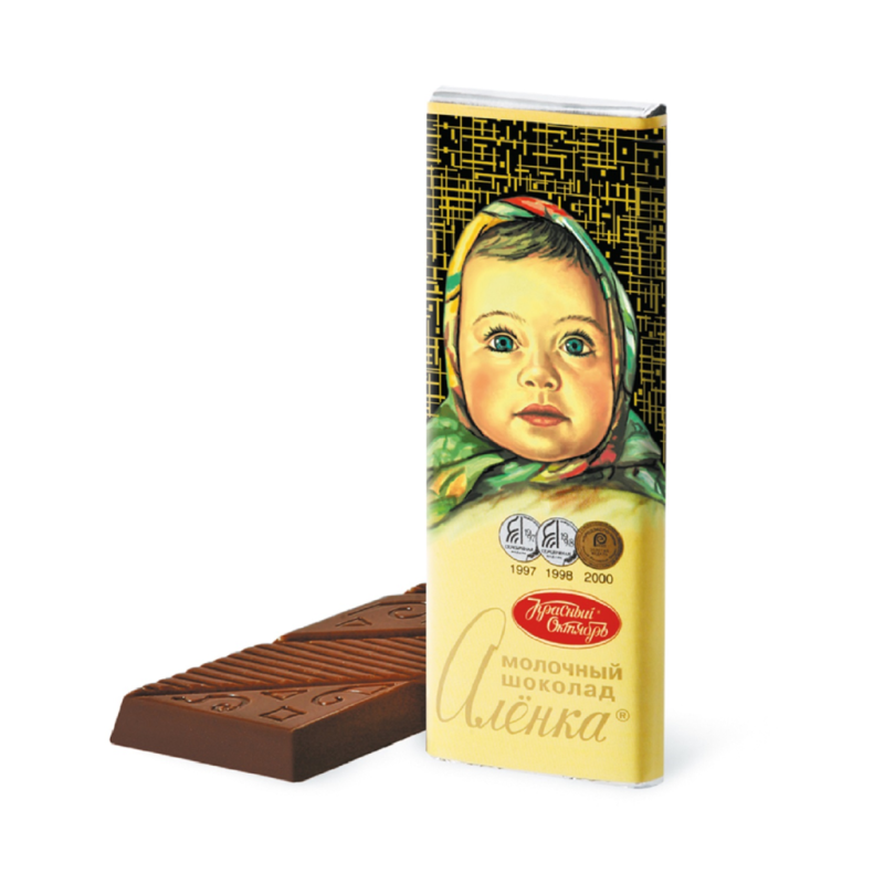 ШОК Аленка молочный 20гр/4*64шт(ОК)