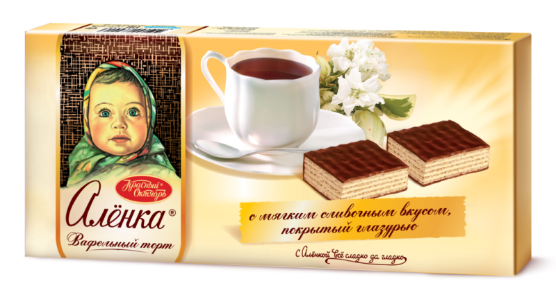 ТОРТ ваф Аленка 250гр/15шт(ОК)