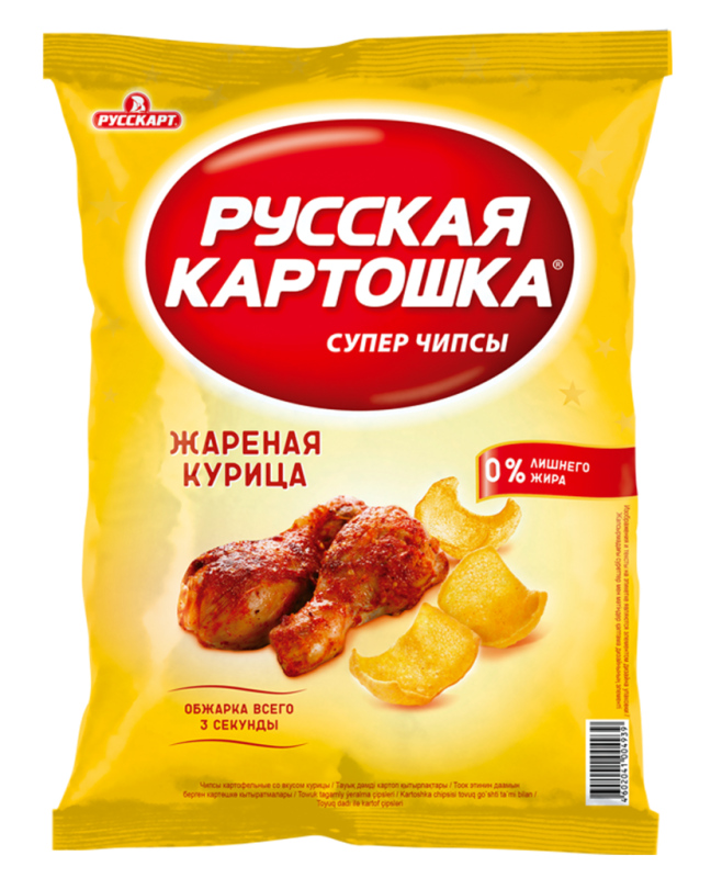 ЧИПСЫ фас Русская Картошка курица 50гр/24шт(РС)