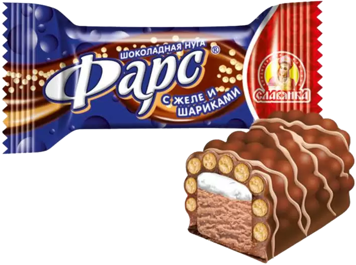КОН Фарс шок нуга желе и шар 4*1кг(СЛ)