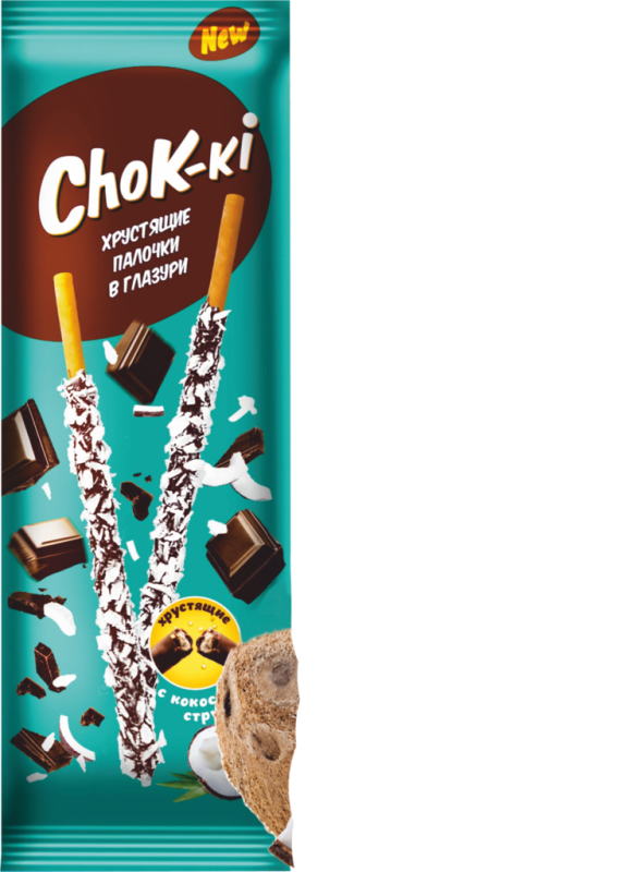 ПАЛОЧКИ фас глаз ChoK-ki кокос 40гр/30шт(АЛ)