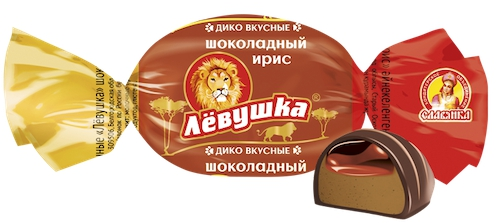 КОН Левушка шоколадный ирис 6*1кг(СЛ)
