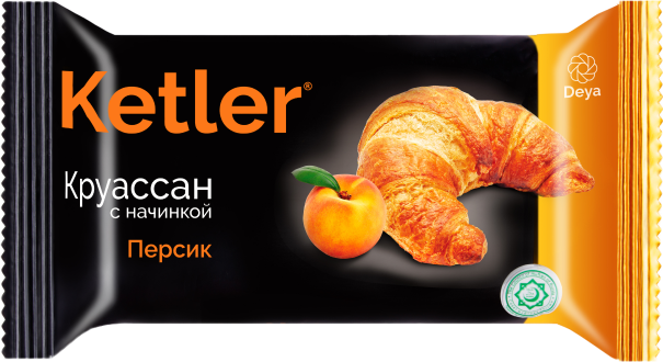 КРУАССАН фас Ketler персик 42гр/35шт(ДЕ)