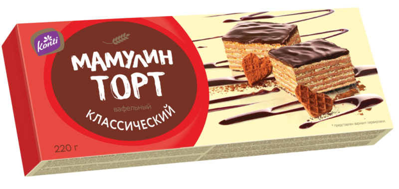 ТОРТ Мамулин классический 220гр/12шт(КН)