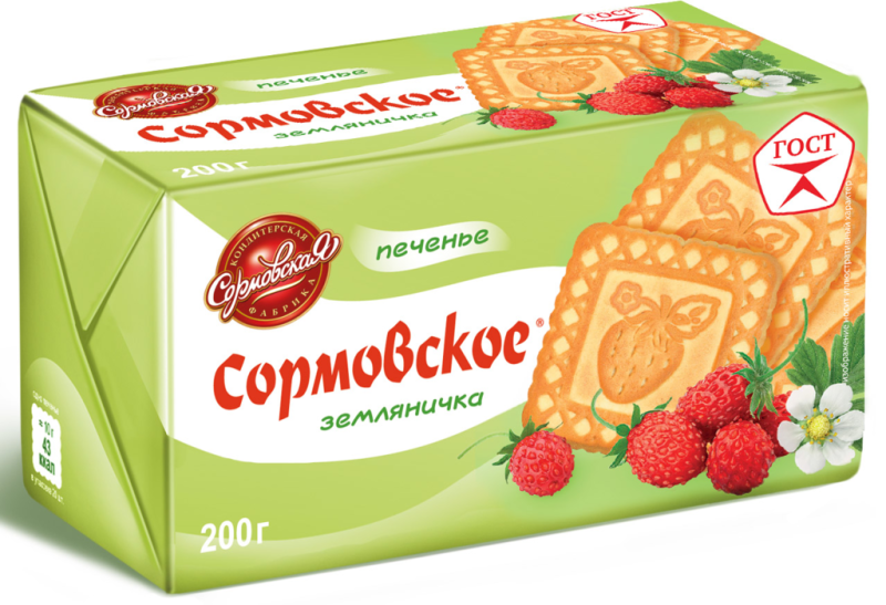 ПЕЧ фас Сормовское земляничка 200гр/24шт(ОК)
