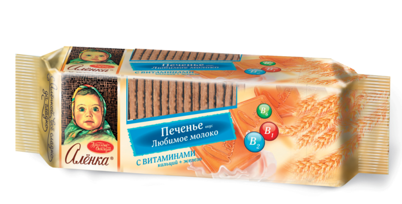 ПЕЧ фас Аленка любимое молоко с витаминами 190гр/15шт(ОК)