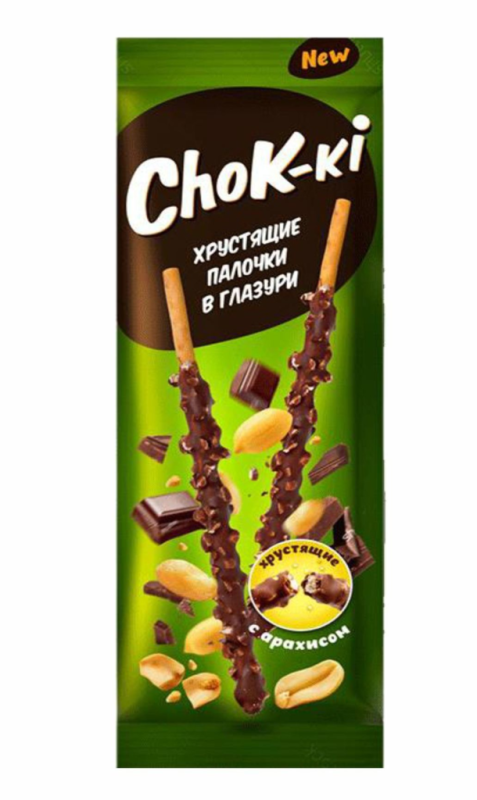 ПАЛОЧКИ фас глаз ChoK-ki арахис 40гр/30шт(АЛ)