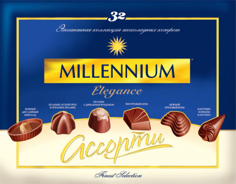 НАБ Millennium Classic Ассорти Elegance мол 285гр/9шт(МЛ)
