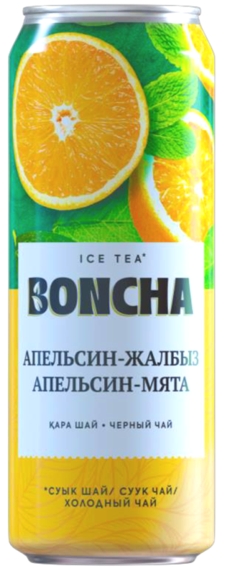 Нап 450 BONCHA чай черный апельсин мята 12шт(МВ)