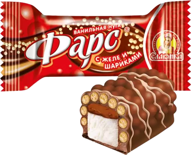 КОН Фарс ваниль нуга желе и шар 4*1кг(СЛ)