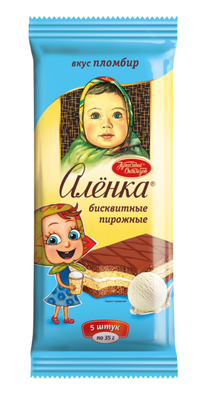 ПИРОЖНОЕ Аленка пломбир 175гр/12шт(ОК)