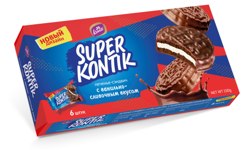 НАБ Супер-Контик ван слив вкус 150гр/8шт(КН)