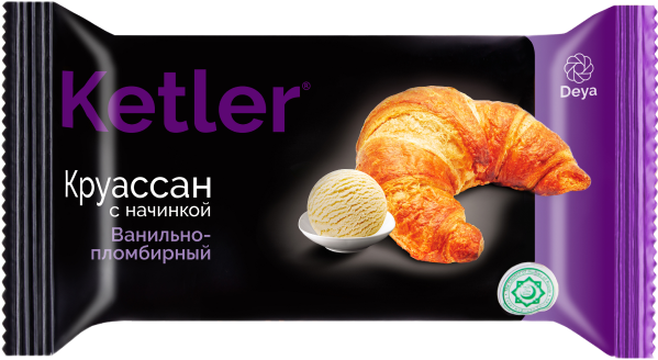 КРУАССАН фас Ketler ваниль пломбир 42гр/35шт(ДЕ)