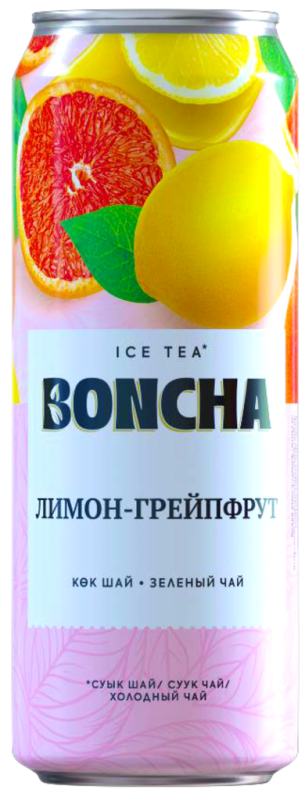 Нап 450 BONCHA чай зеленый лимон грейпфрут 12шт(МВ)