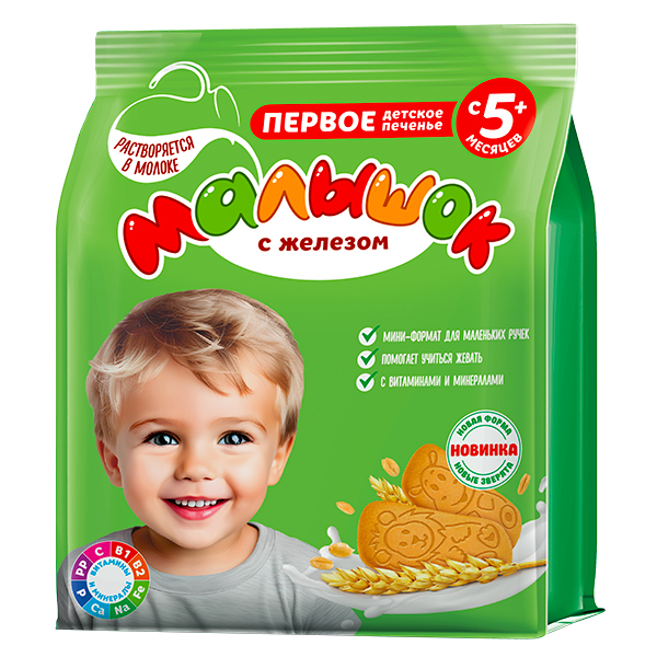 ПЕЧ фас Малышок обогощенное железом 150гр/16шт(СЛ)