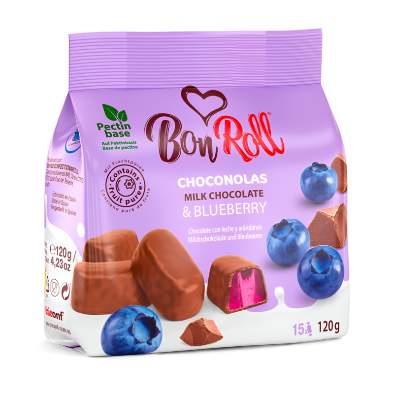 КОН фас BON ROLL черника мол шок 120гр/24шт(ОК)