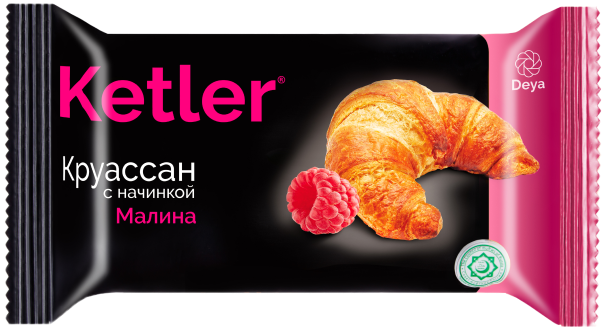 КРУАССАН фас Ketler малина 42гр/35шт(ДЕ)