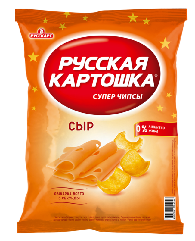 ЧИПСЫ фас Русская Картошка сыр 50гр/24шт(РС)