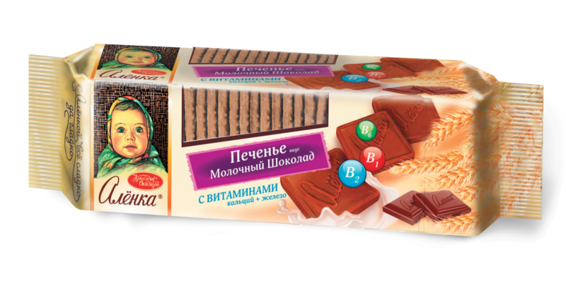 ПЕЧ фас Аленка мол шок с витаминами 190гр/15шт(ОК)