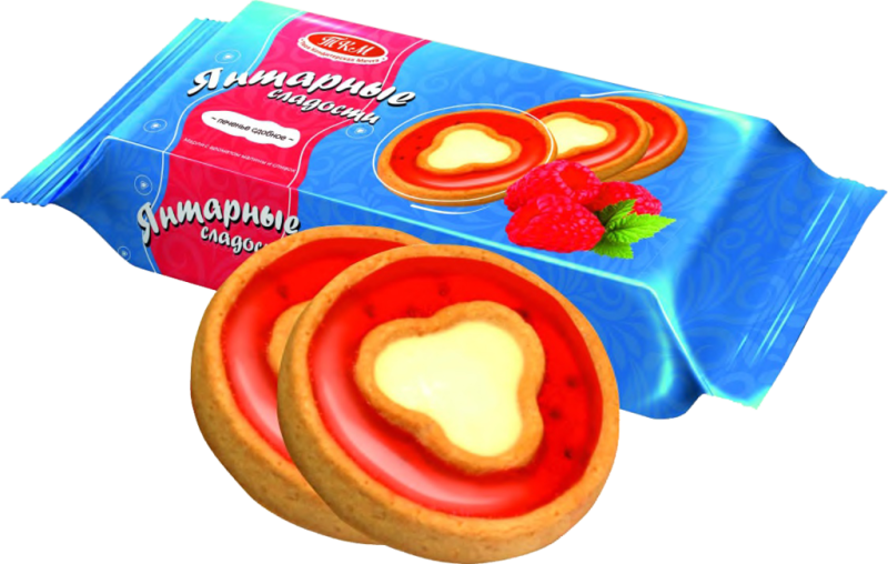 ПЕЧ фас Марли малина и сливки 250гр/16шт(ЛЗ)