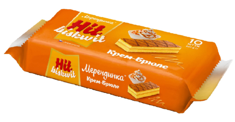 ПИРОЖНОЕ Мерендинки крем брюле 360гр/9шт(ОК)