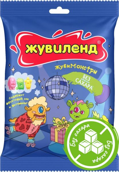 МАР фас Жувиленд ЖувиМонстры 50гр/35шт(ЛК)