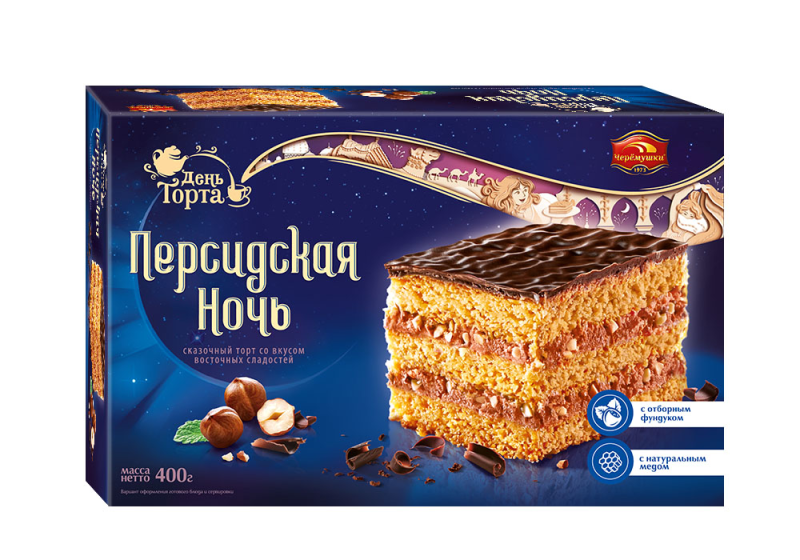 ТОРТ Персидская ночь new 400гр/6шт(ЧР)