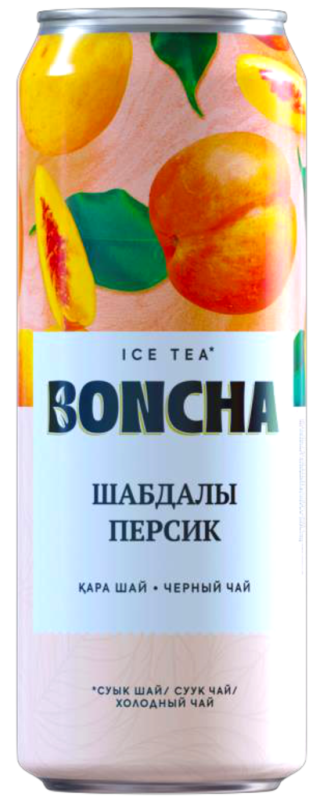 Нап 450 BONCHA чай черный персик 12шт(МВ)
