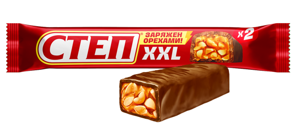 БАТ Степ XXL с арахисом и карамелью 70гр/20шт(СЛ)