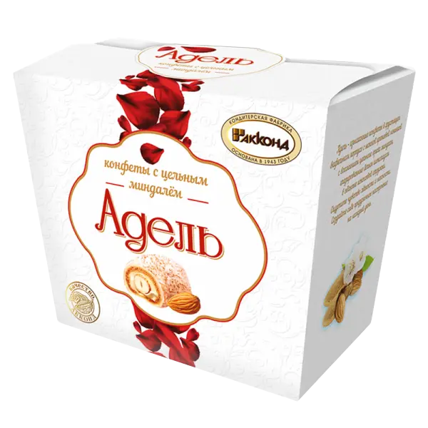 НАБ Адель цельный миндаль 150гр/6шт(АО)