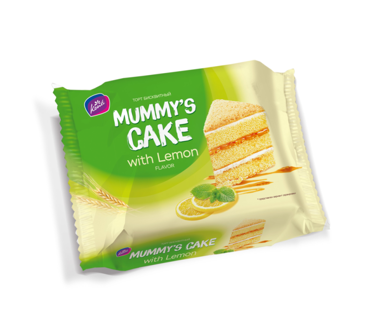 ТОРТ Mummy's cake лимонный 350гр/6шт(КН)
