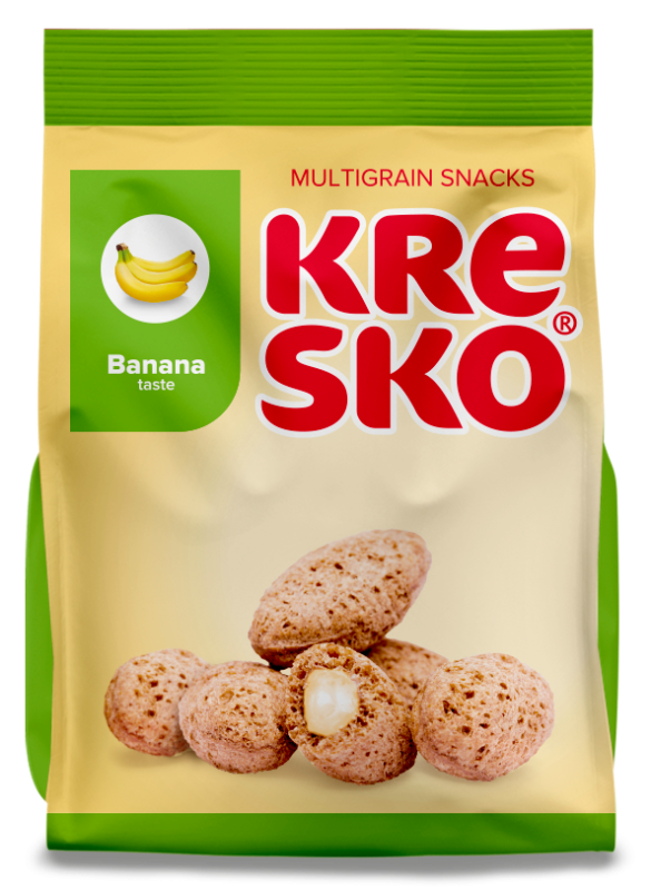 СНЭКИ фас Kresko банан 74гр/26шт(АК)
