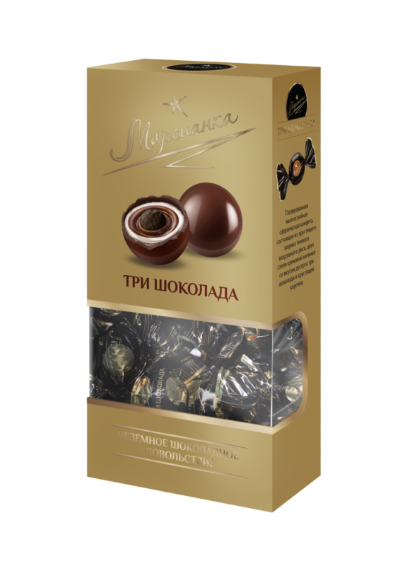 НАБ Марсианка три шоколада 180гр/24шт(СО)