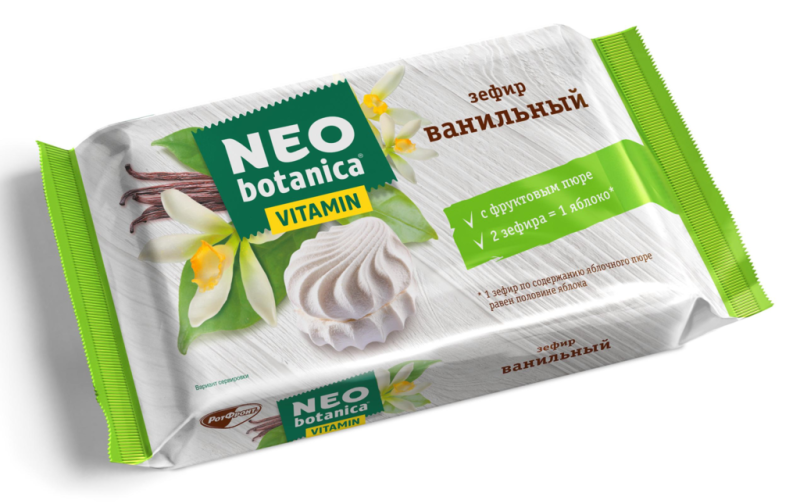 ЗЕФИР фас Neo botanica VITAMIN ванильный 250гр/8шт(ОК)