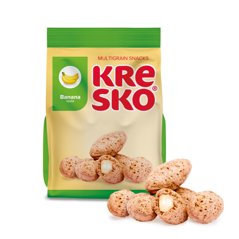 СНЭКИ фас Kresko банан 170гр/10шт(АК)