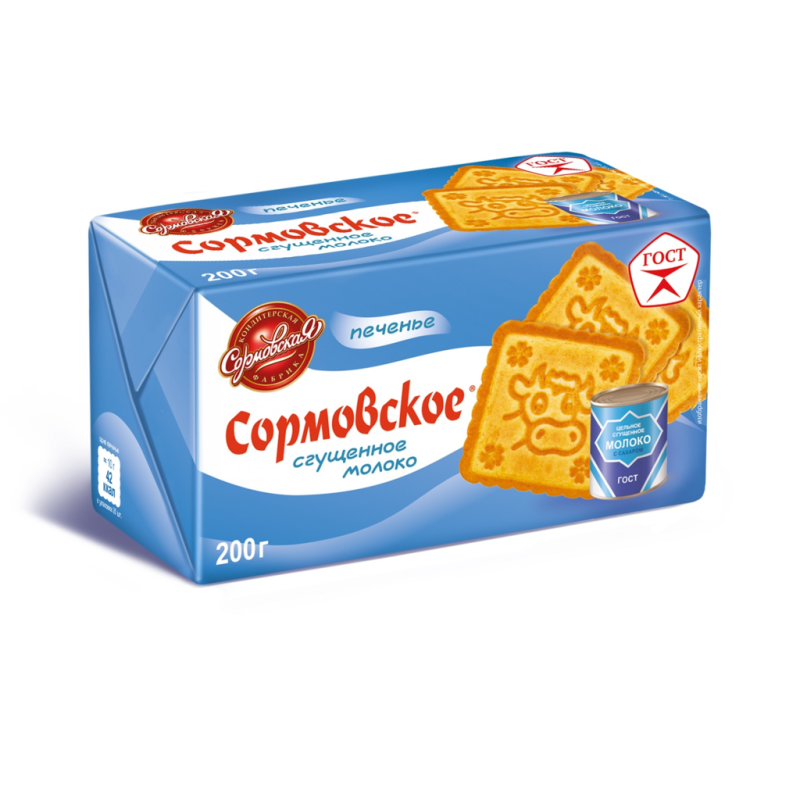 ПЕЧ фас Сормовское сгущ молоко 200гр/24шт(ОК)