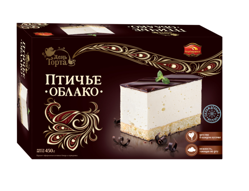 ТОРТ Птичье облако 450гр/6шт(ЧР)