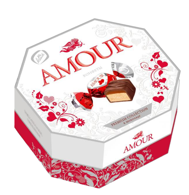 НАБ Amour нуга карамель 150гр/18шт(КН)