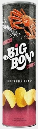ЧИПСЫ 130 снежный краб тубус 12шт(МВ)